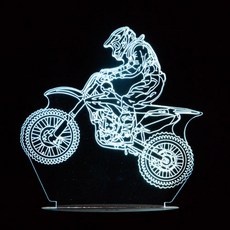 홈마인 LED 3D 비행기 other 시리즈 무드등 H2 type, H202 모터사이클1