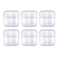 Xeonic 保鮮盒 1100ml, 6個, 單品1.1L