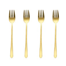 Roebenhoff 風格叉, 黃金, 4個