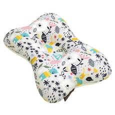 DALKOMBABY 空氣網眼棉質枕頭, 貓頭鷹樹林款, 1個