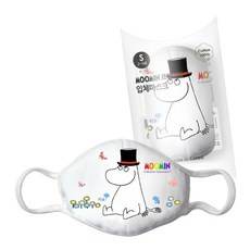 베니앙 무민 유아동용 사계절 순면 입체 마스크