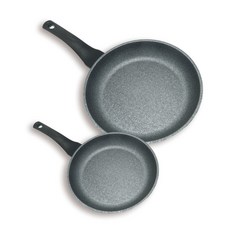 에코라믹 주물 프라이팬 2종 세트, 혼합색상, 프라이팬 24cm + 30cm