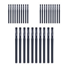 O-ON TEST2 中性筆 0.5mm, 黑色, 30個