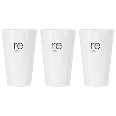 TEASCAFE RE系列 不透明塑膠杯 標準 440ml, 1入, 3個