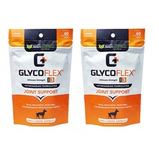 글라이코플렉스 강아지 영양제, 뼈/관절강화, 120g, 2개
