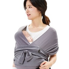 MAY&MAI 揹帶+收納袋, Mesh Plain Charcoal