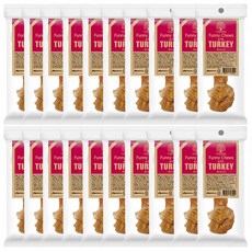 더내추럴 강아지 퍼니츄 건조간식 본 S, 본S 혼합맛(칠면조/닭고기/소힘줄), 13g, 20개