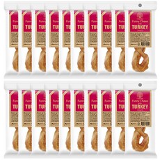 더내추럴 강아지 퍼니츄 건조간식 스트립 S, 혼합맛(칠면조/닭고기/소힘줄), 13g, 20개