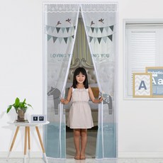 다샵 일체형 자석 프리미엄 모기장 + 찍찍이테이프 6p + 오픈고정자석 4p, 포니랜드(모기장), 랜덤 발송(자석)