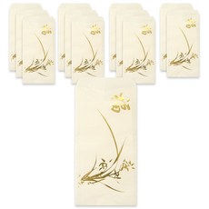 2Youngdesign 韓式圖案印花紅包袋, 植物款, 12入