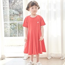 monfimafi 親子香蕉女童透氣短袖洋裝