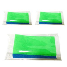 門票手環 3種 x 100入 套組, 螢光綠 + 藍色 + 白色, 1套