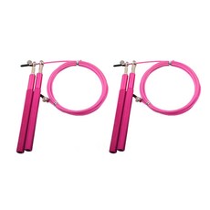 CrossFit Speed 鋼絲跳繩 2p, 粉色的