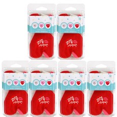 Smart Case 我心中最棒 愛心氣球 4入, 白色, 粉紅色, 紅色, 6套