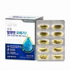 Kwangdong Omega3魚油軟膠囊, 1盒, 60顆