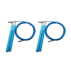 Cross Fit Speed Wire跳繩 2入, 天藍色