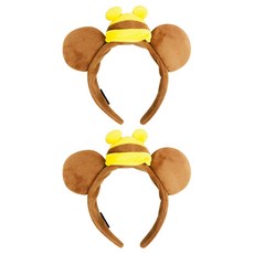 常客窗戶蜜蜂帽子娃娃髮箍, 混色, 2個