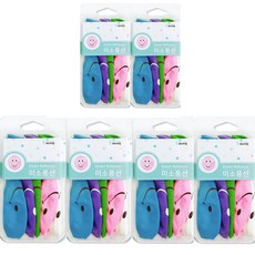 Smart Case 微笑氣球 5入, 白色, 粉紅色, 萊姆綠, 淺藍色, 薰衣草紫, 6套