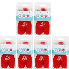 Smart Case 我愛你愛心氣球 4入, 白色, 粉紅色, 紅色, 6套