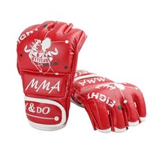 Gel Zone格鬥拳擊手套, 紅色的