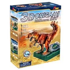 VIC DREAM 移動3D拼圖DIY模型暴龍, 15件, 混色