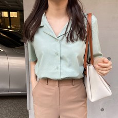 JHSTYLE Tagona 女款開領短袖襯衫 ITROK120