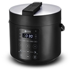 LOTTE 樂天 數位迷你4人電子壓力鍋, LRC30A, 黑色