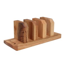 An's House 樟木砧板3件組附支架, 隨機出貨, 1個