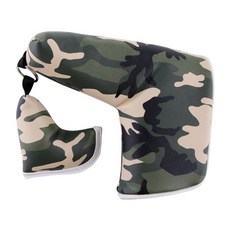 kaxiyagolf 迷彩高爾夫一字型推桿套, 綠色