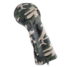 kaxiyagolf Utility高爾夫迷彩木桿套 12 x 28.5cm, 綠色, 1個