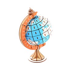 JH Company手作迷你地球儀, 混色