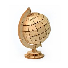 JH Company手作木質地球儀, 單色