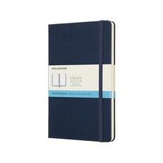 MOLESKINE 經典精裝圓點筆記本 L, 1個, 藍寶石藍