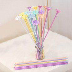 WOW PARTY KOREA 氣球杯棒 50入, 馬卡龍, 2個