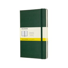 Moleskine Classic 精裝 Note Squared L, 1個, 香桃木綠