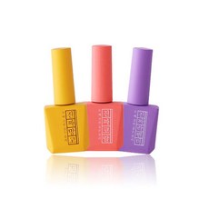 Mostive 單色指甲油 12ml 3件組, 芒果黃+珊瑚紅+薰衣草紫, 1套, 36ml