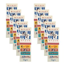 kumhong 米奇復古膠帶套件 50 毫米 x 15 米 4 件套, 混色, 10套