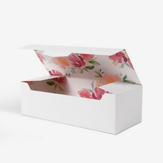 白色玫瑰包裝盒 L 25 x 10 x 7.5 cm, 混合顏色, 20個