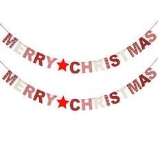 LivingDA 木製聖誕字母掛旗, 混色