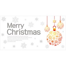 Party09 大型聖誕掛布, 白色系