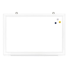 全白黑板磁性白板, 白木