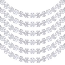 Party09 雪景紙質掛旗, 單一顏色