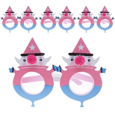 LivingDA 雪人眼鏡, 混合色, 4個