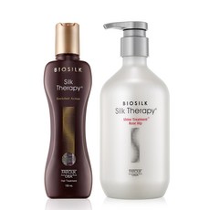 실크테라피 인리치드액션 헤어에센스 150ml + 샤인트리트먼트 로즈힙 500ml 세트, 1세트