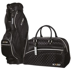 던롭 젝시오 골프 캐디백 GGC-X111 + 보스턴백, 블랙체크