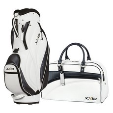 던롭 젝시오 골프 캐디백 GGC-X111 + 보스턴백, 화이트