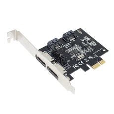 nexi SATA3 ESATA 2P PCI Express 桌上型電腦用擴充卡 NX-316, 1個