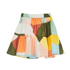 MOTORETA 女童款圖案荷葉邊裙 AQM21SA42O