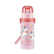 Skater 立體不鏽鋼保溫水壺, 獨角獸, 480ml