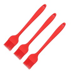 i-MATE 矽膠料理刷, 紅色, 3支